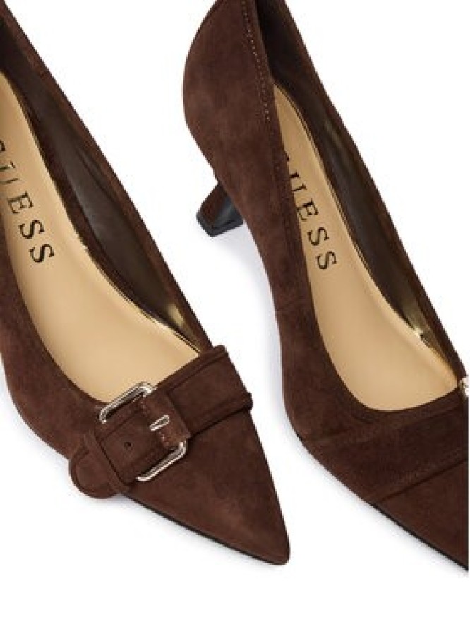 Guess Czółenka FLFAND SUE08 Brązowy
