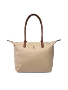 Tommy Hilfiger Torebka Popette Tote AW0AW17711 Brązowy
