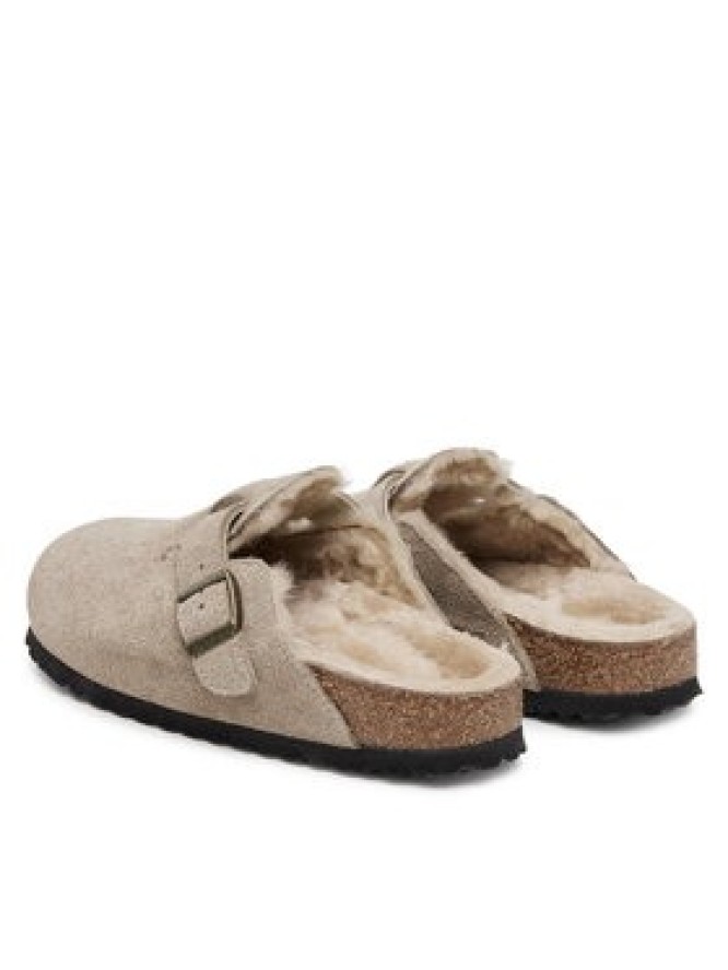 Birkenstock Klapki Boston Shearling 1028299 Beżowy