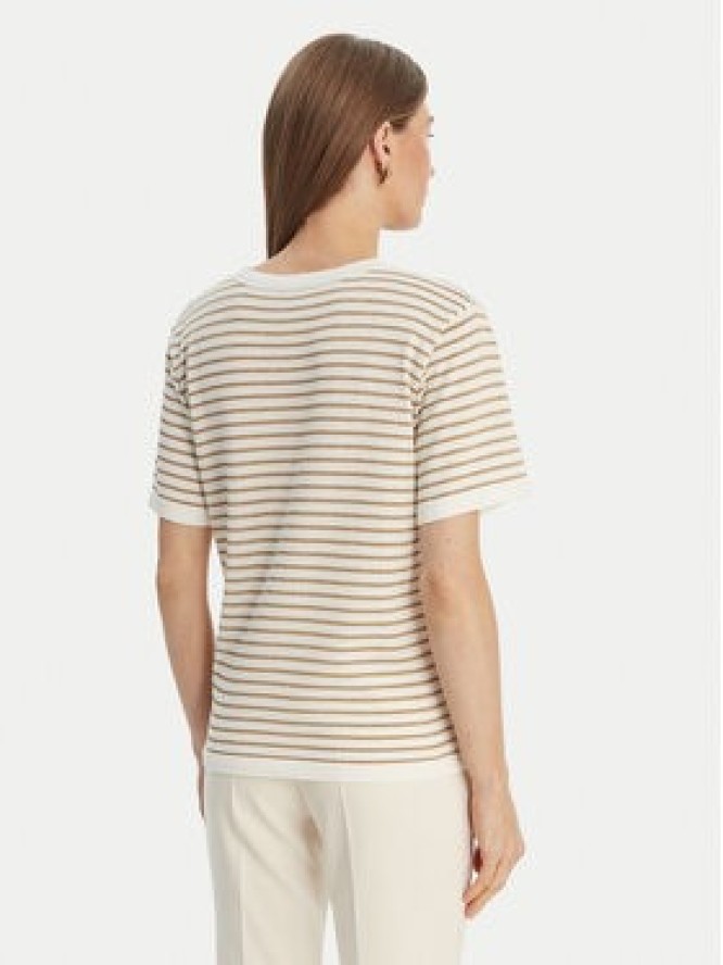 Luisa Spagnoli T-Shirt Cattolica 100402 Beżowy Regular Fit