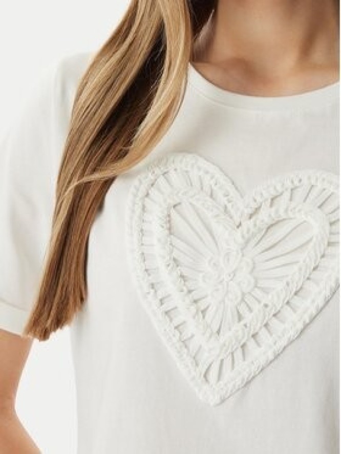 Morgan T-Shirt 261-DUROUJ Biały Regular Fit