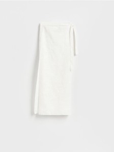 Sarong z wiązaniem - biały