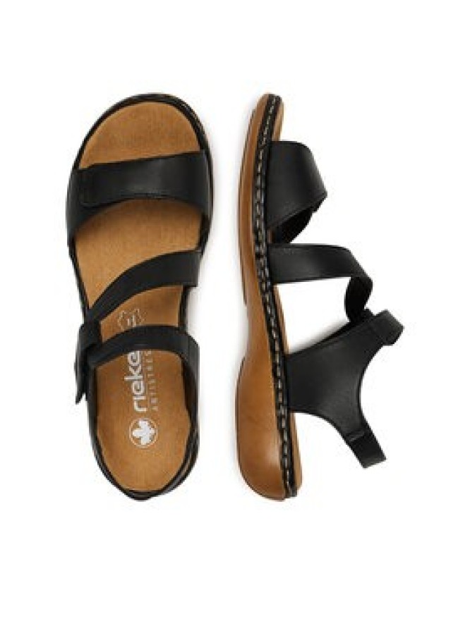 Rieker Sandały CEO-659C7-00 Czarny