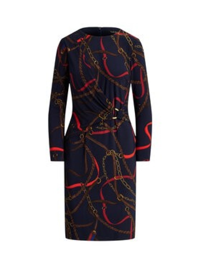 LAUREN RALPH LAUREN Sukienka codzienna 200P03736001 Granatowy Slim Fit