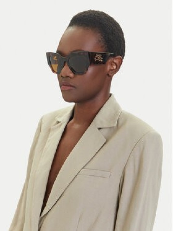 Etro Okulary przeciwsłoneczne 0076/S 207798 Brązowy