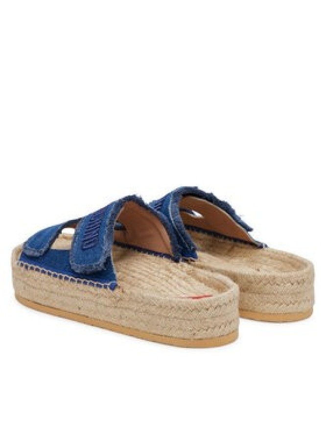 LOVE MOSCHINO Espadryle JA28383G0MJO5700 Niebieski