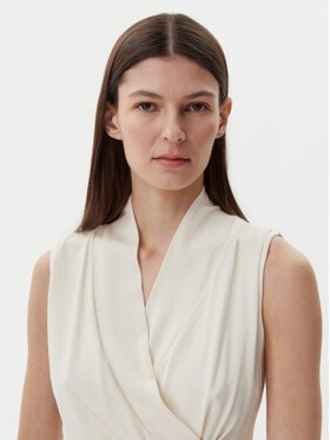 BOSS Bluzka Euana 50537768 Écru Regular Fit