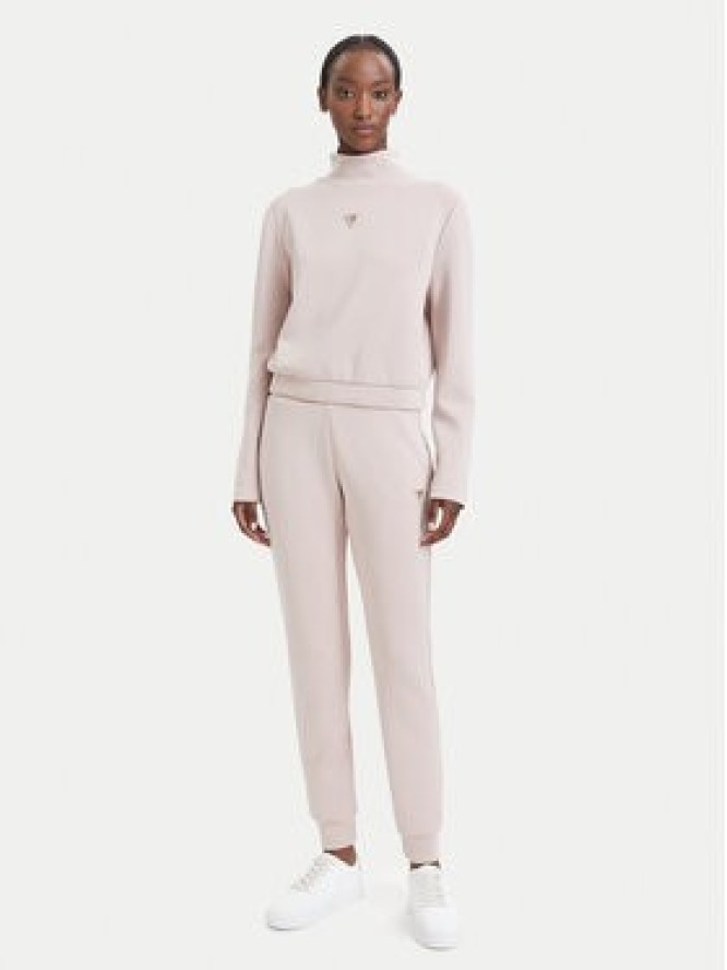 Guess Bluza V4YQ05 KCAY2 Różowy jasny Regular Fit