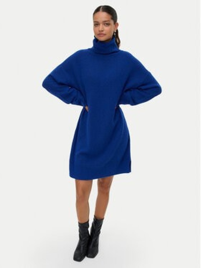 Vero Moda Sukienka dzianinowa Aquarius 10331900 Niebieski Regular Fit