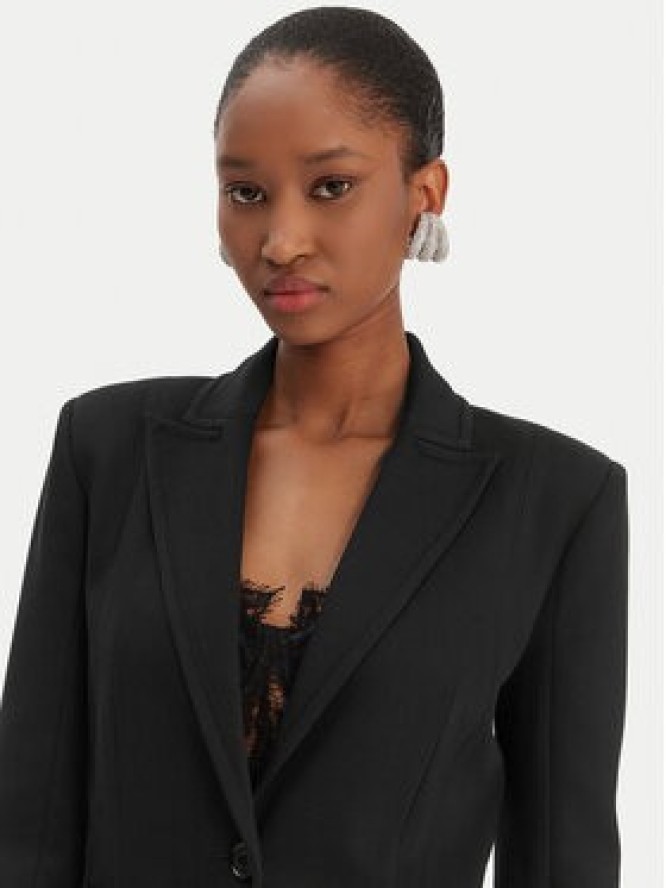 Patrizia Pepe Marynarka 8S0584/A715-K103 Czarny Regular Fit