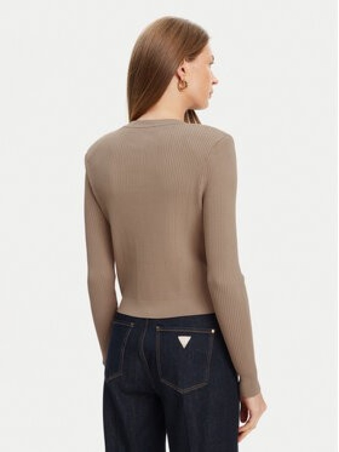 Guess Kardigan W5YR09 Z0130 Beżowy Regular Fit