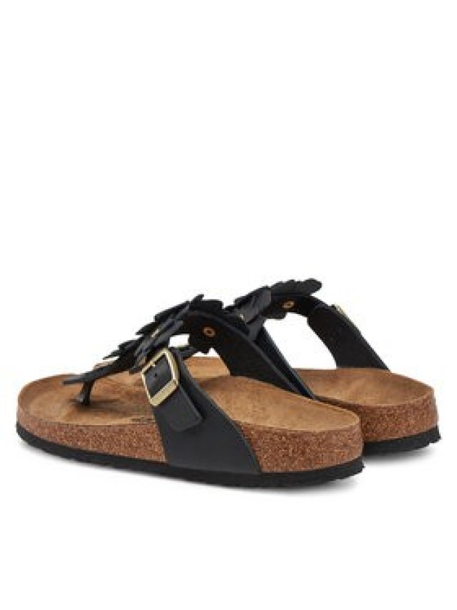 Birkenstock Japonki Gizeh Flowers 1026719 Czarny