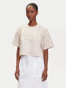 Karl Kani T-Shirt PD00005456 Beżowy Relaxed Fit