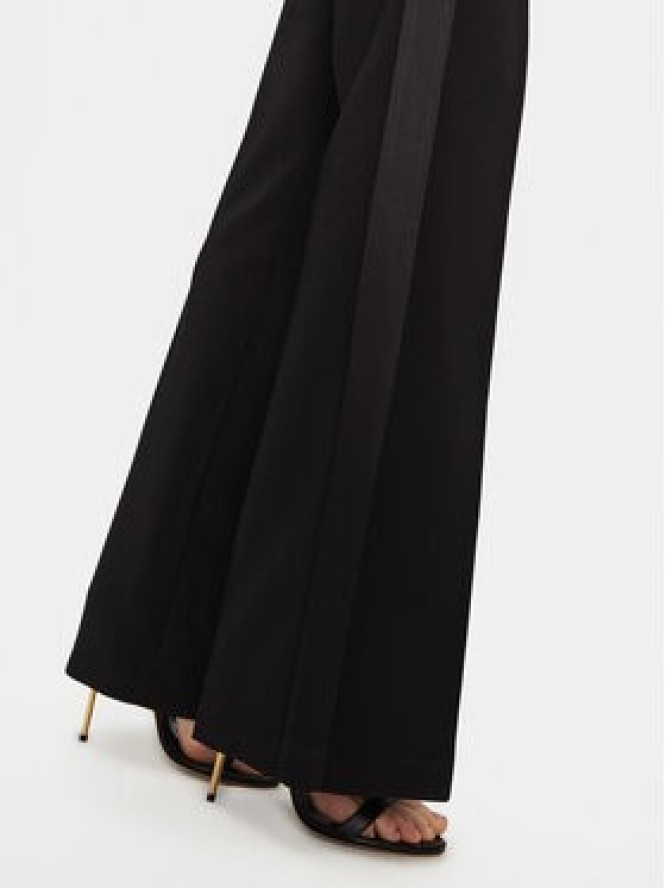 Elisabetta Franchi Spodnie materiałowe PA-082-51E2-V320 Czarny Regular Fit