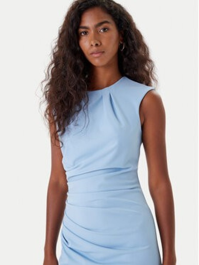 Rinascimento Sukienka koktajlowa CFC0125332003 Błękitny Slim Fit