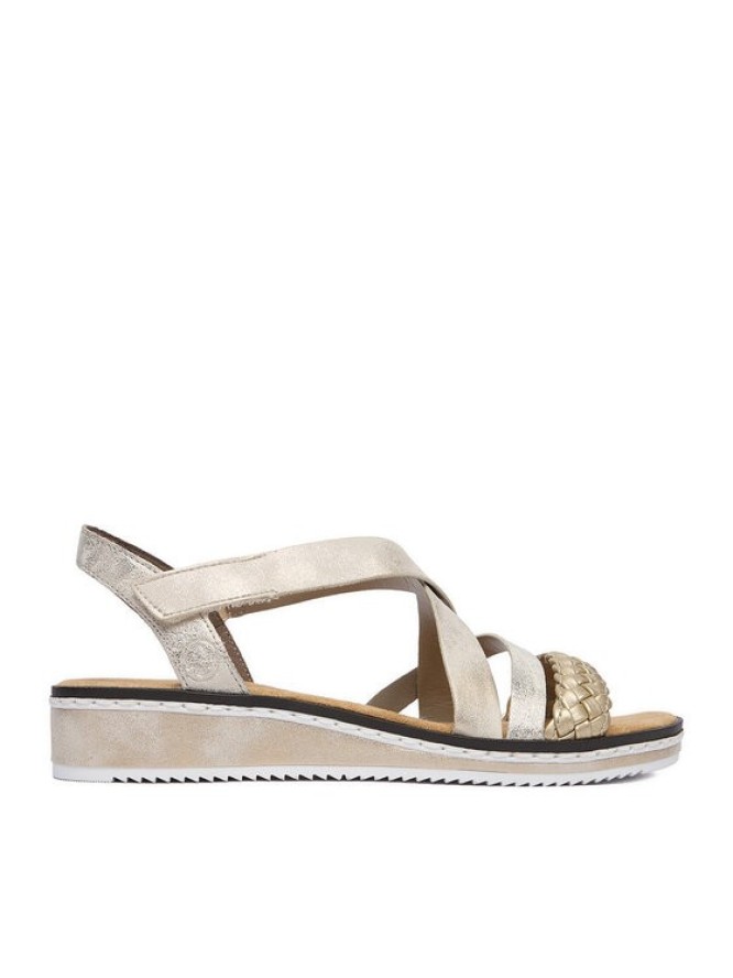 Rieker Sandały CEO-V3663-90 Złoty