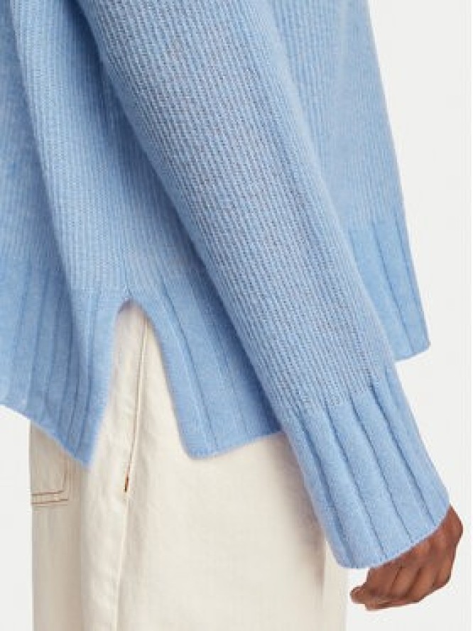 MAX&Co. Sweter Stampa 2626366091200 Niebieski jasny Oversize