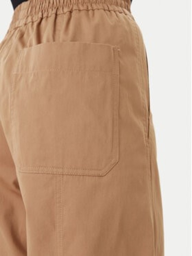 Weekend Max Mara Spodnie materiałowe Milva 2515131092 Brązowy Relaxed Fit