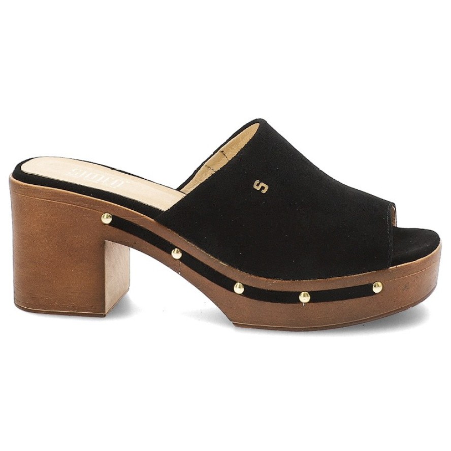 Czarne Klapki Simen Modne Obuwie Damskie W Stylu Boho