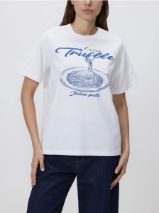 T-shirt z nadrukiem - biały