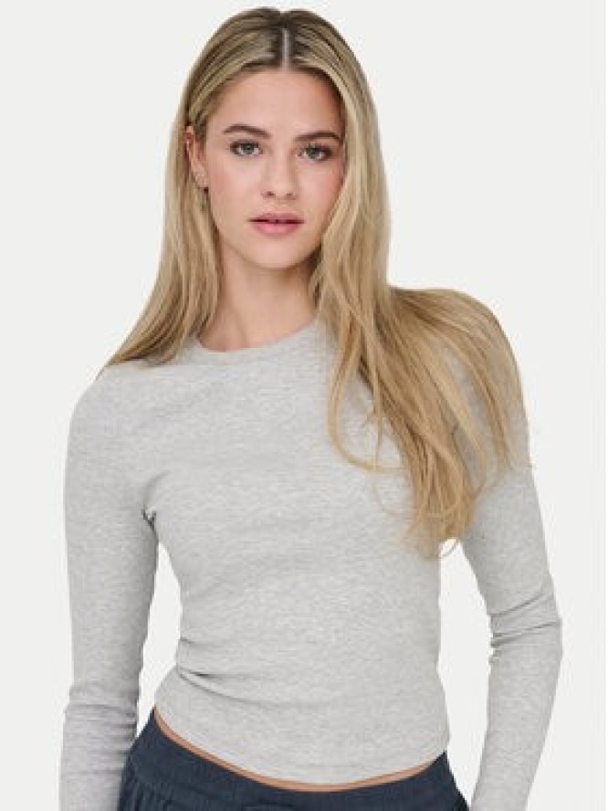 ONLY Bluzka Val 15371305 Szary Regular Fit