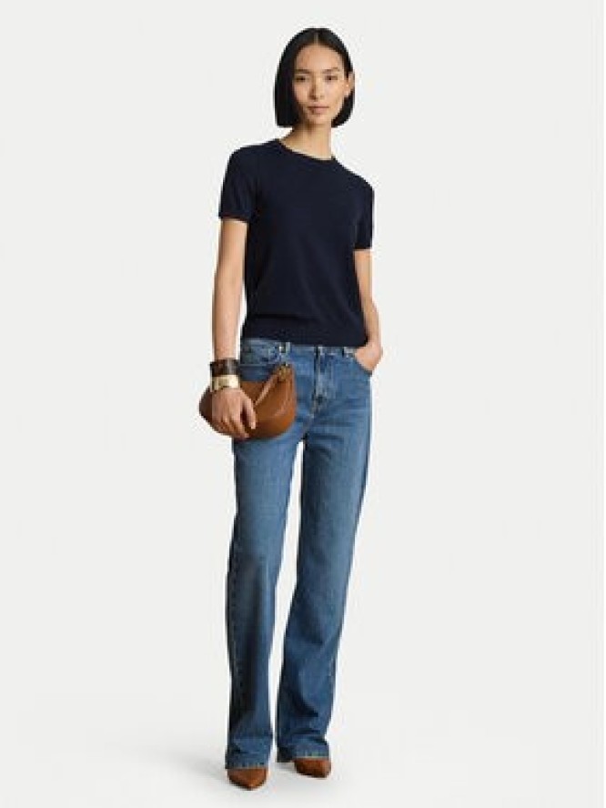 LAUREN RALPH LAUREN T-Shirt 200P14055003 Granatowy Regular Fit
