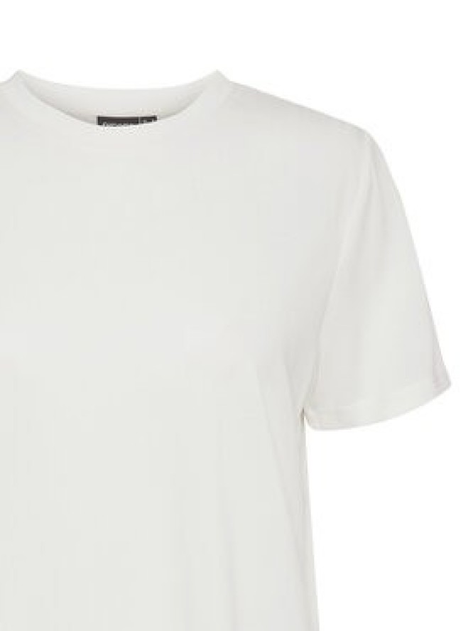 Pieces T-Shirt Anora 17148789 Biały Regular Fit