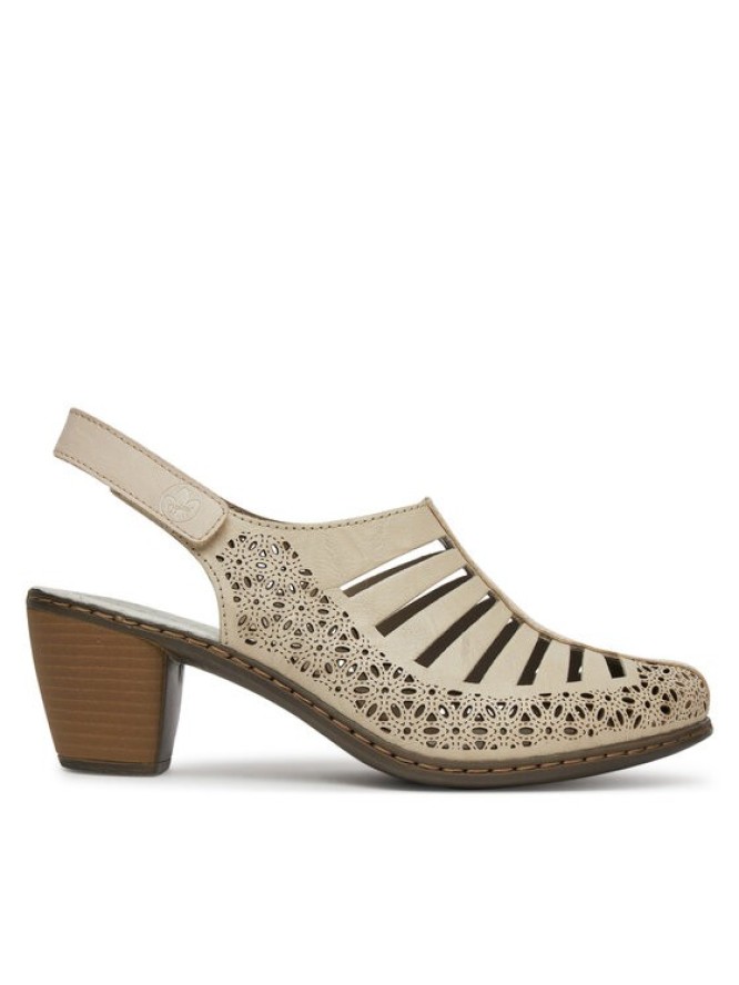 Rieker Sandały 40959-60 Szary