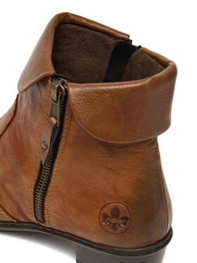 Rieker Botki Y07A8-22 Brązowy