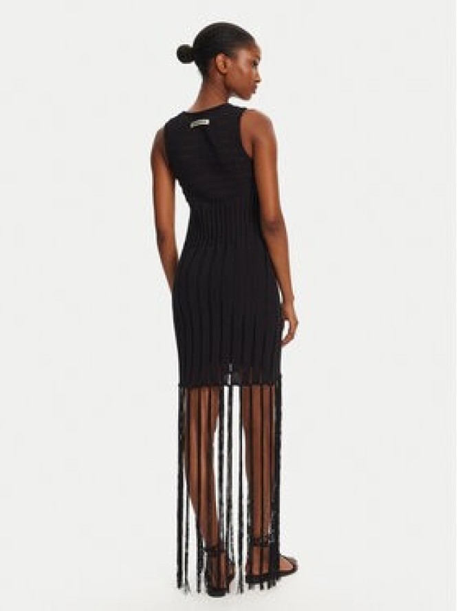 Patrizia Pepe Sukienka dzianinowa 2A2916/K260-K103 Czarny Regular Fit