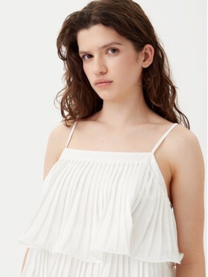 YAS Sukienka koktajlowa Lucia 26036503 Biały Regular Fit