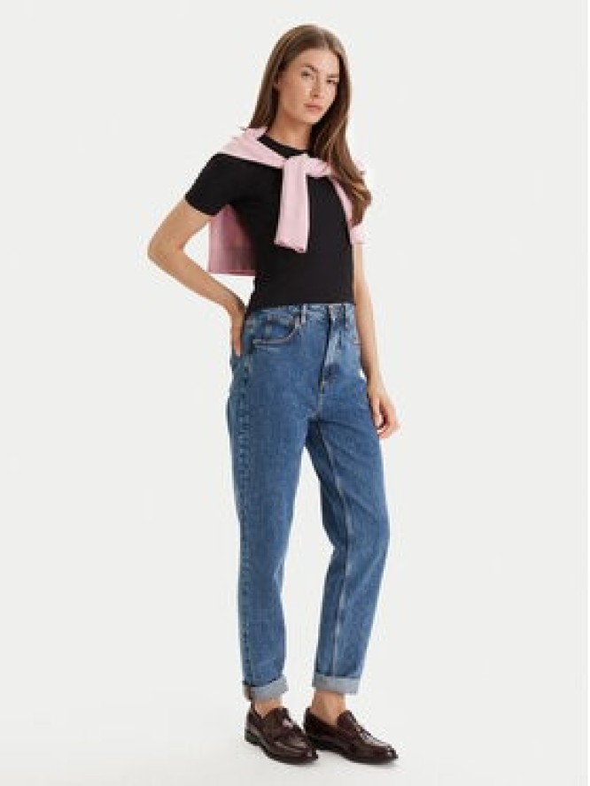 Calvin Klein T-Shirt LV044D246G Czarny Slim Fit