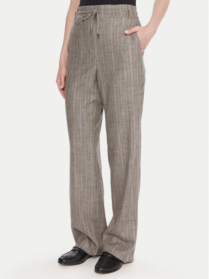 Marella Spodnie materiałowe Elodia 2523136071 Szary Regular Fit