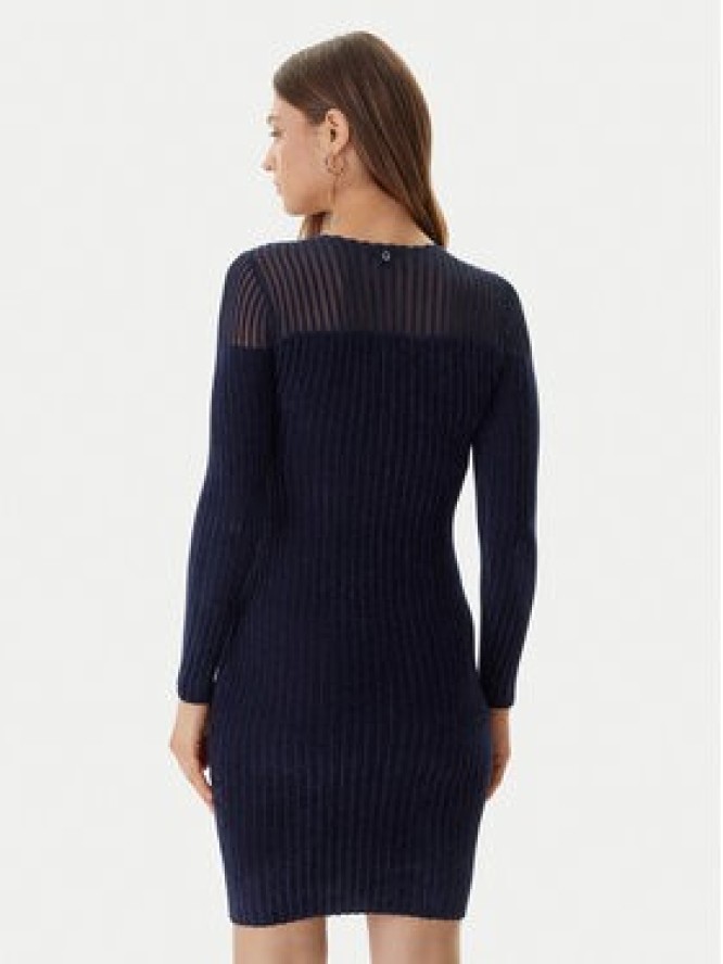 Guess Sukienka dzianinowa W5BK63 Z0890 Granatowy Slim Fit