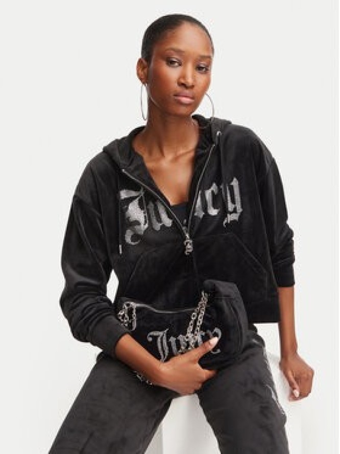 Juicy Couture Bluza Old Gothic JCWAS226333 Czarny Slim Fit