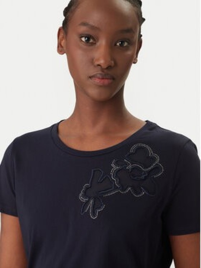 Liu Jo Sport T-Shirt TA6155 JS923 Granatowy Regular Fit