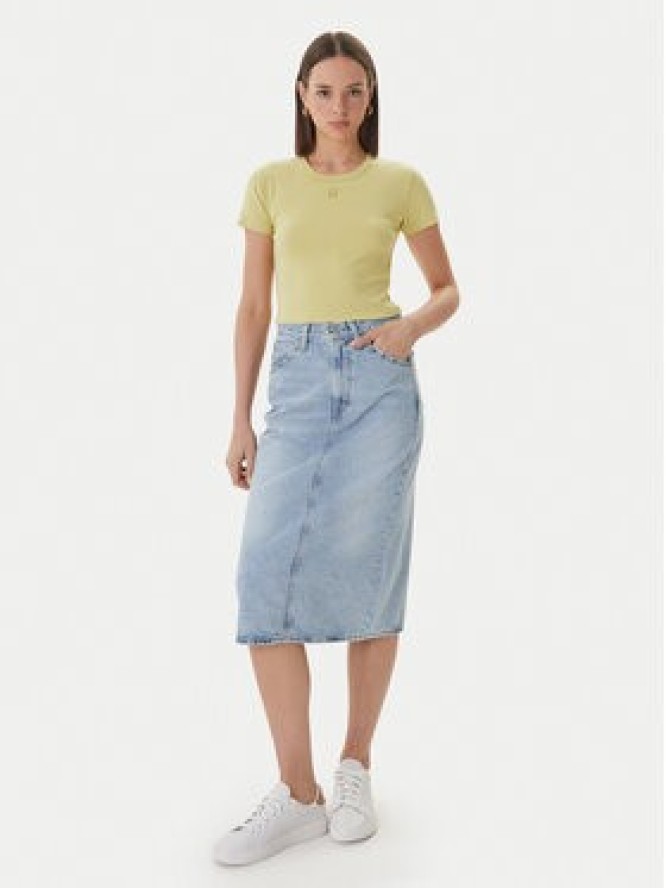 HUGO T-Shirt Delanor 50512000 Beżowy Slim Fit