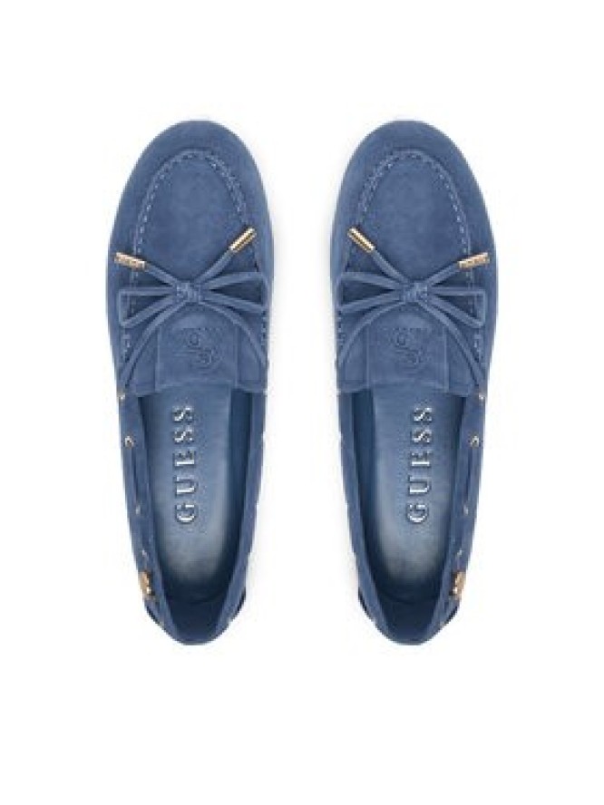 Guess Mokasyny FLPAIS SUE14 Niebieski
