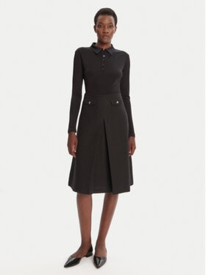 HUGO Bluzka Darosevil 50543100 Czarny Regular Fit