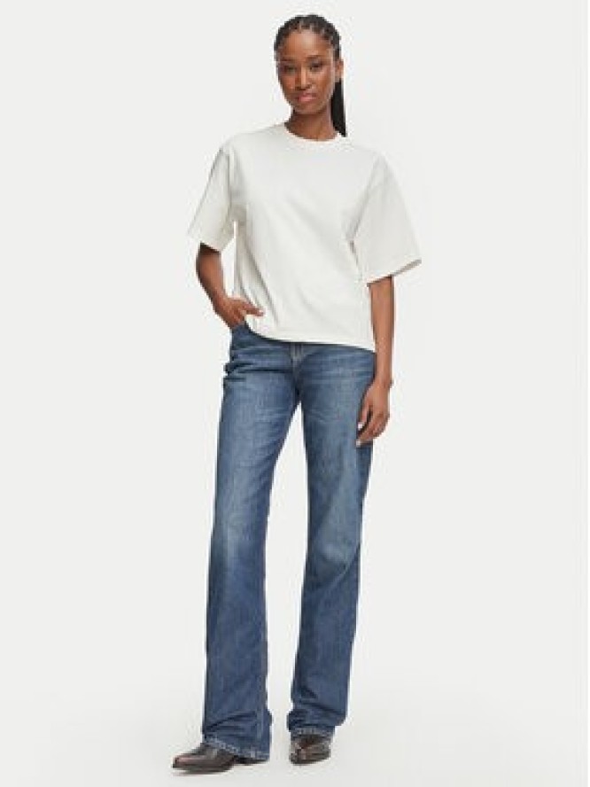 HUGO T-Shirt Duslant 50570677 Biały Oversize