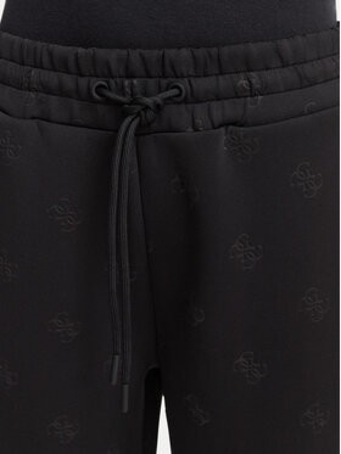 Guess Spodnie dresowe V6YB10 K4295 Czarny Regular Fit