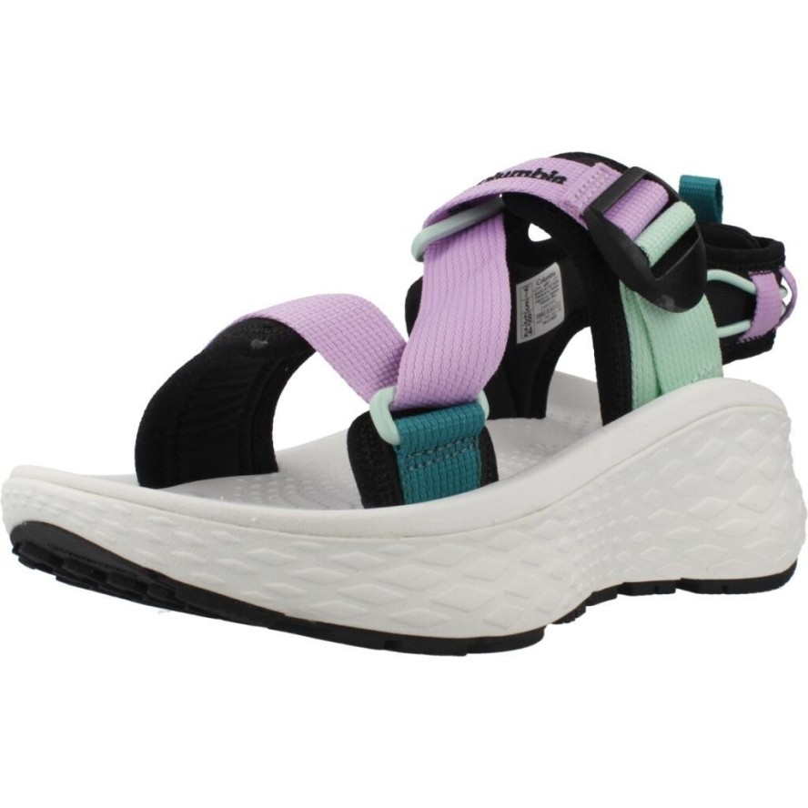 Sandały COLUMBIA KONOS ELEVATE STRAP SAND Fioletowy