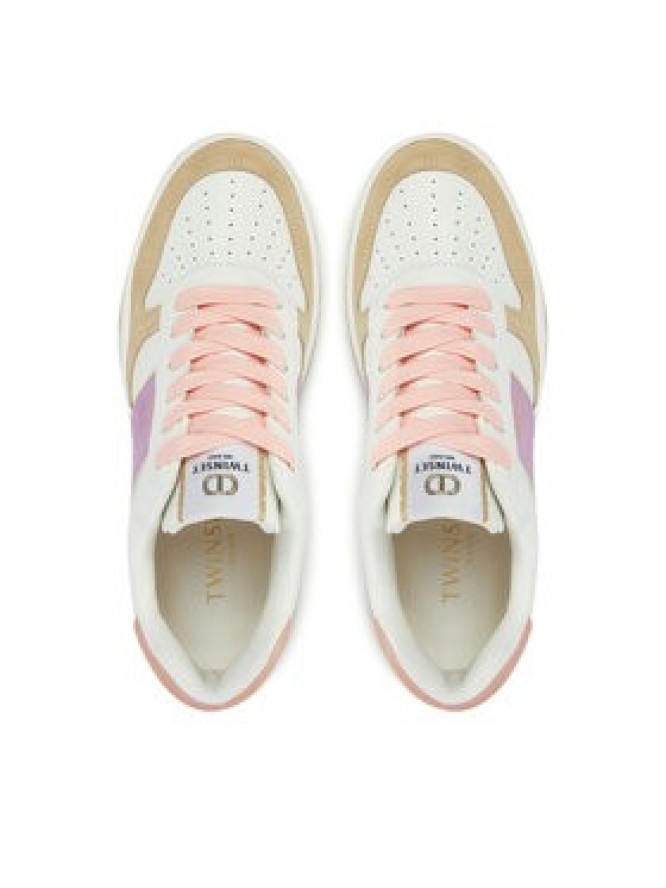 TWINSET Sneakersy 251TCP010 Różowy