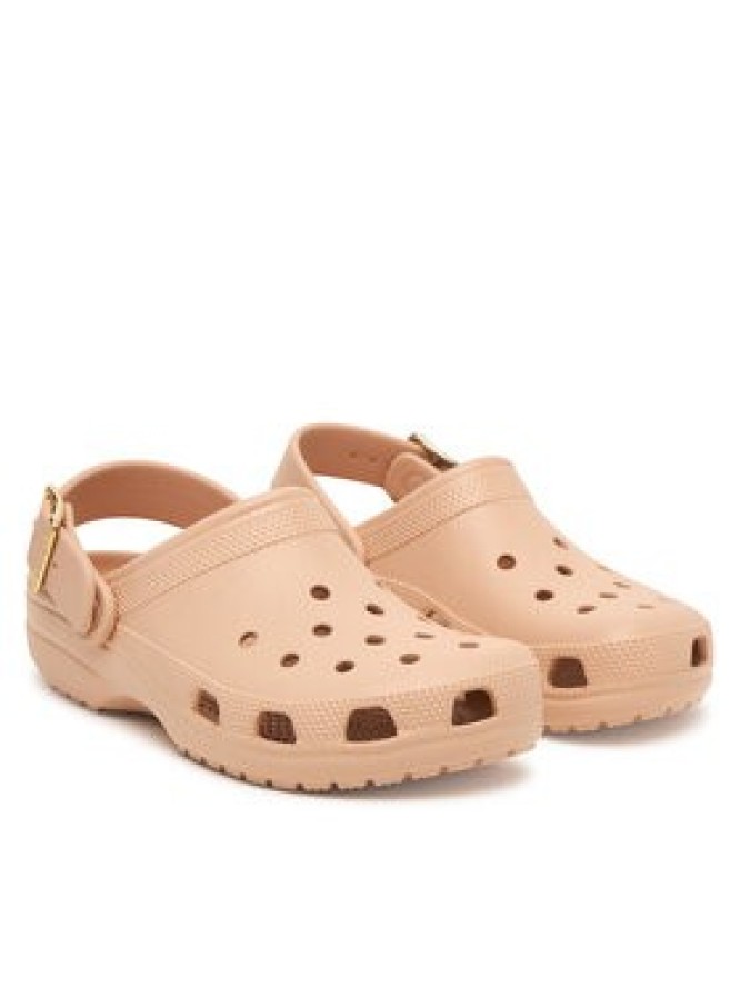 Crocs Klapki Classic Metallic Buckle Clog 213543 Różowy