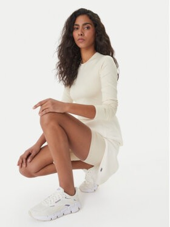 Reebok Koszulka techniczna Reebok x Ewa Chodakowska Moni RK25614CCW Beżowy Slim Fit