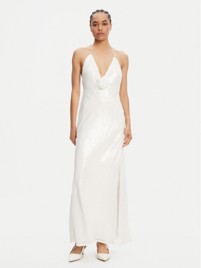 Bardot Sukienka wieczorowa Aradia 59278DB5 Biały Regular Fit