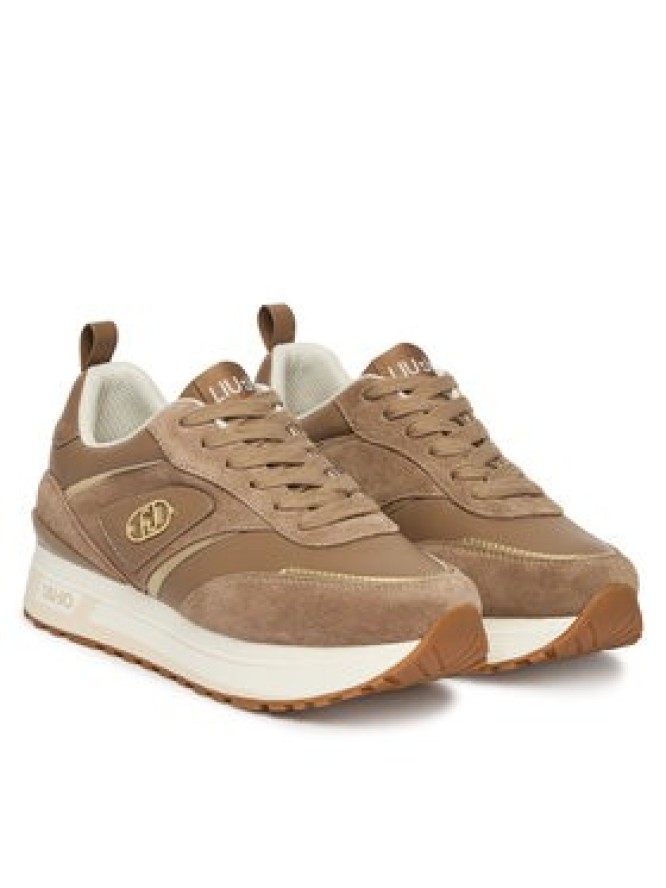 Liu Jo Sneakersy Maxi Wonder 97 BF6005 PX310 Brązowy