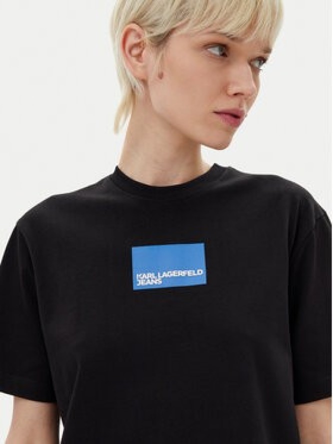 Karl Lagerfeld Jeans Sukienka codzienna A2W13028 Czarny Regular Fit