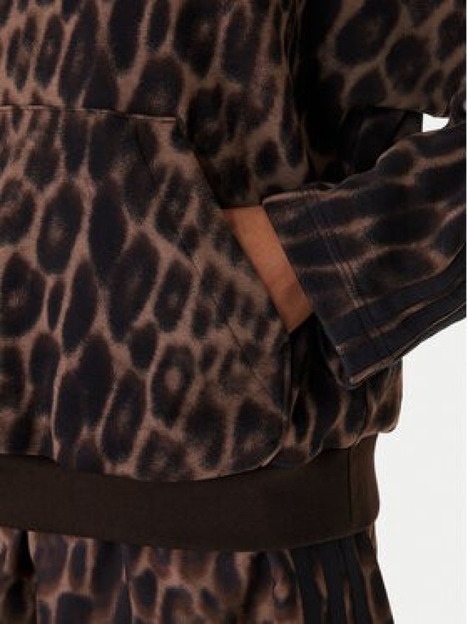 adidas Bluza Seasonal Essentials Leopard Print KH0293 Brązowy Loose Fit
