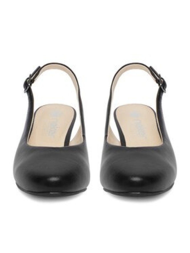 Rieker Czółenka 44651-00 Czarny